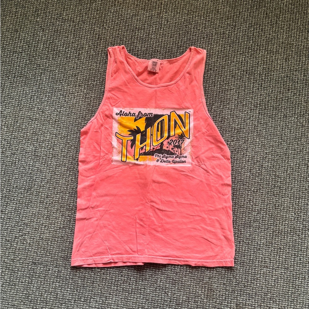 Aloha From Thon Pink Tank Top